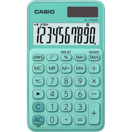 CALCULADORA BOLS.CASIO 10 DIG. SL-310 VD