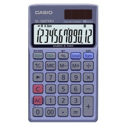 CALCULADORA BOLS.CASIO 12 DIG. SL-320TER