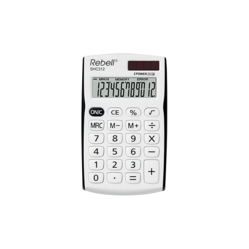 CALCULADORA BOLS.REBELL 12 DIG. 312 NG
