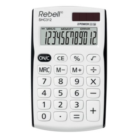 CALCULADORA BOLS.REBELL 12 DIG. 312 NG