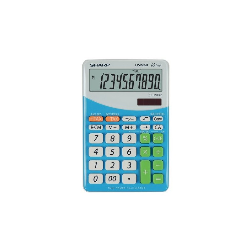 CALCULADORA SOBR.SHARP 10 DIG. EL-M332 A