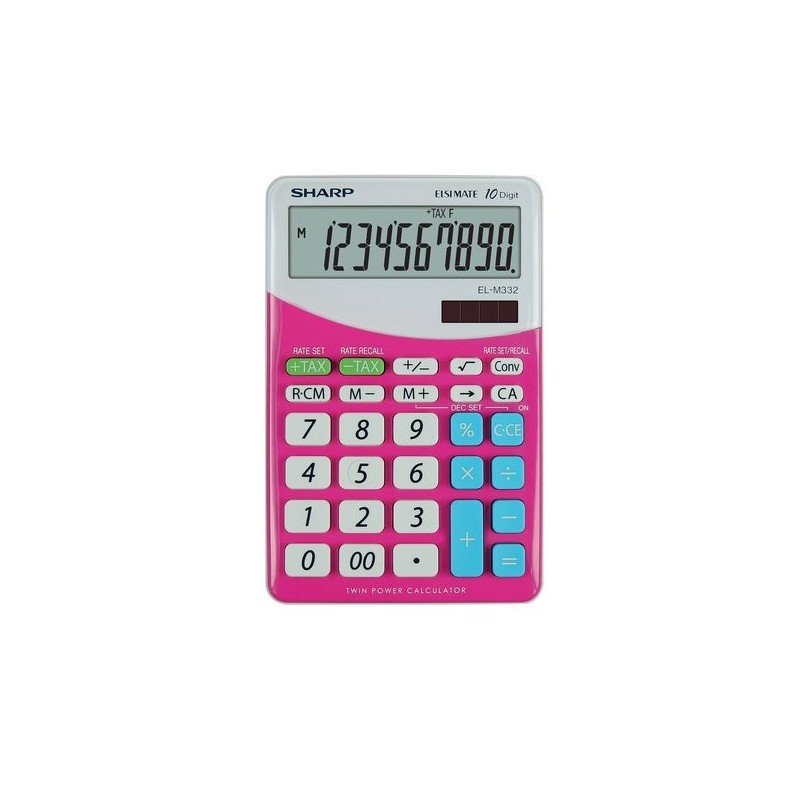 CALCULADORA SOBR.SHARP 10 DIG. EL-M332 R
