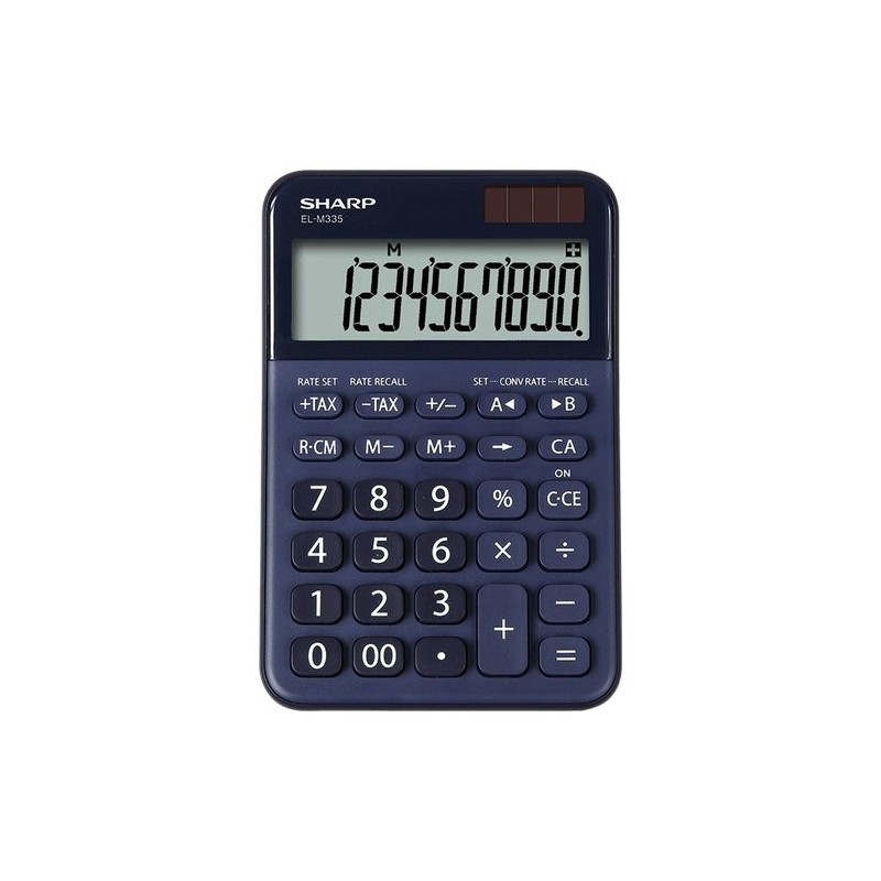 CALCULADORA SOBR.SHARP 10 DIG. EL-M335BB