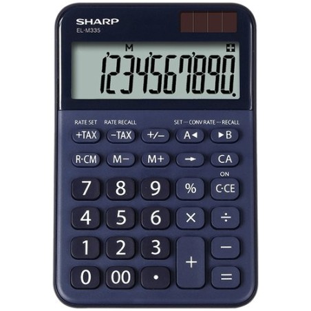 CALCULADORA SOBR.SHARP 10 DIG. EL-M335BB