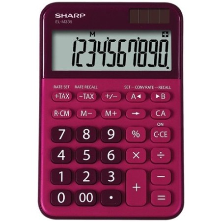 CALCULADORA SOBR.SHARP 10 DIG. EL-M335BR