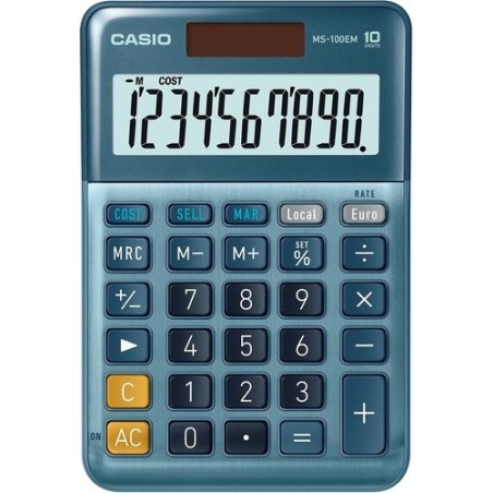 CALCULADORA MESA CASIO 10 DIG.MS-100 TER