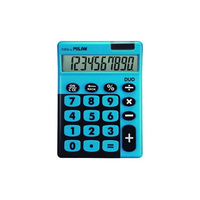 CALCULADORA MESA MILAN 10 DIG. T. AZUL