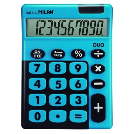 CALCULADORA MESA MILAN 10 DIG. T. AZUL