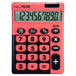 CALCULADORA MESA MILAN 10 DIG. T. NARANJ