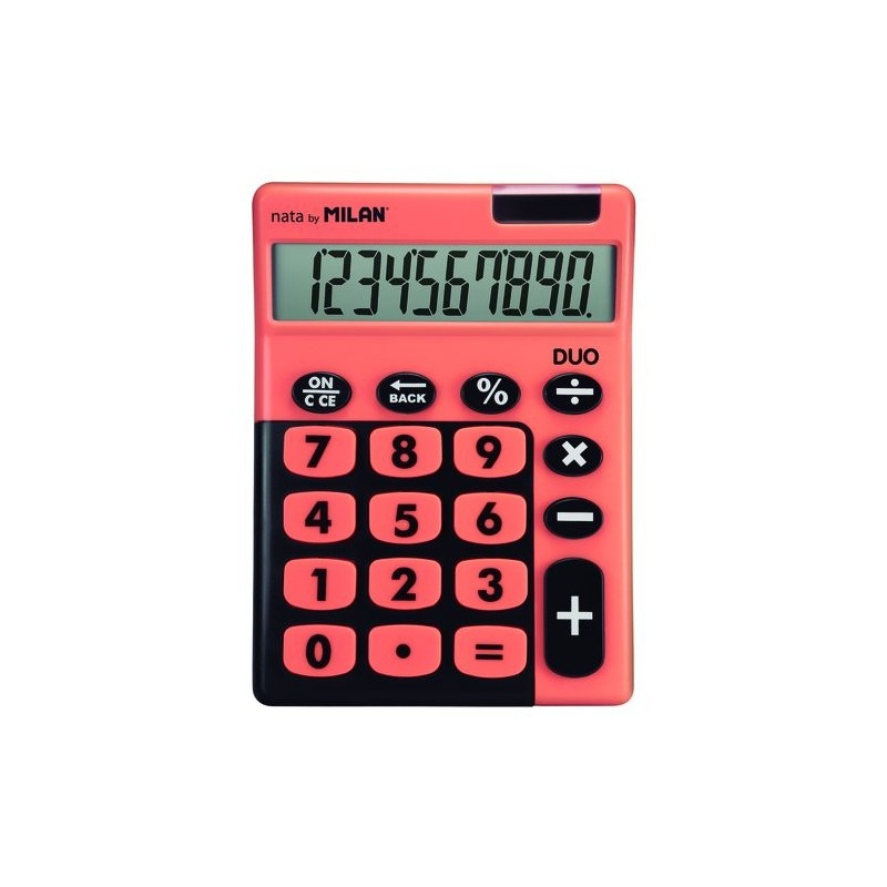 CALCULADORA MESA MILAN 10 DIG. T. NARANJ