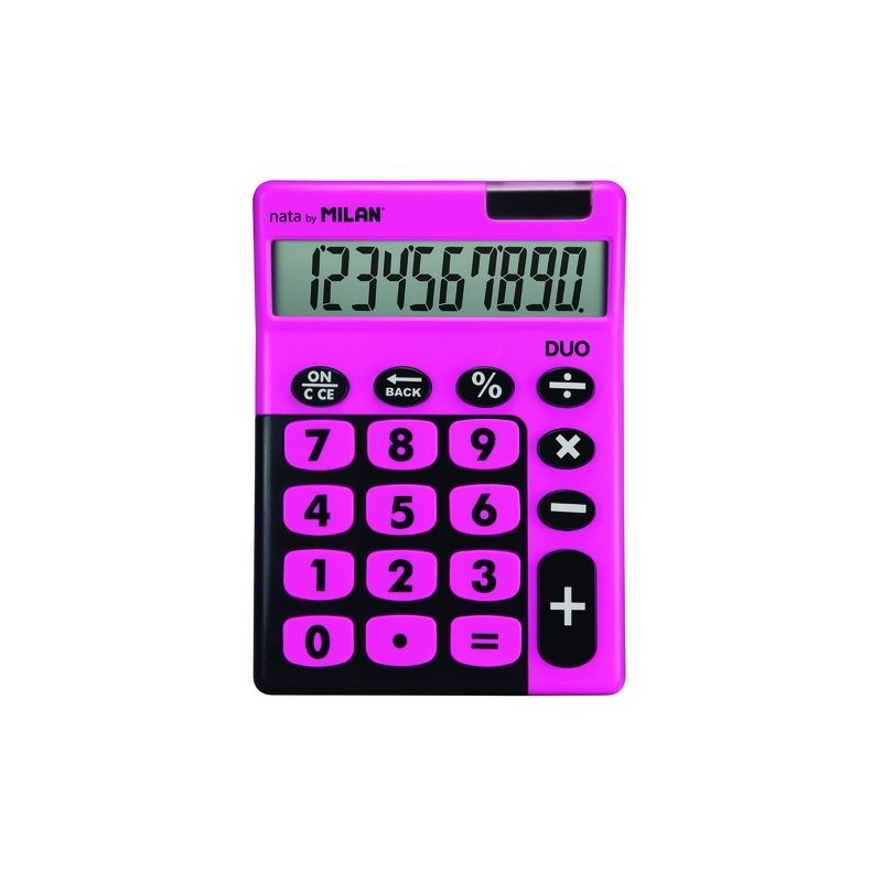 CALCULADORA MESA MILAN 10 DIG. T. ROSA