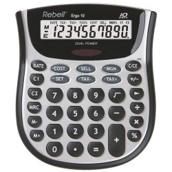 CALCULADORA SOBR.REBELL 10 DIG. ERGO 10