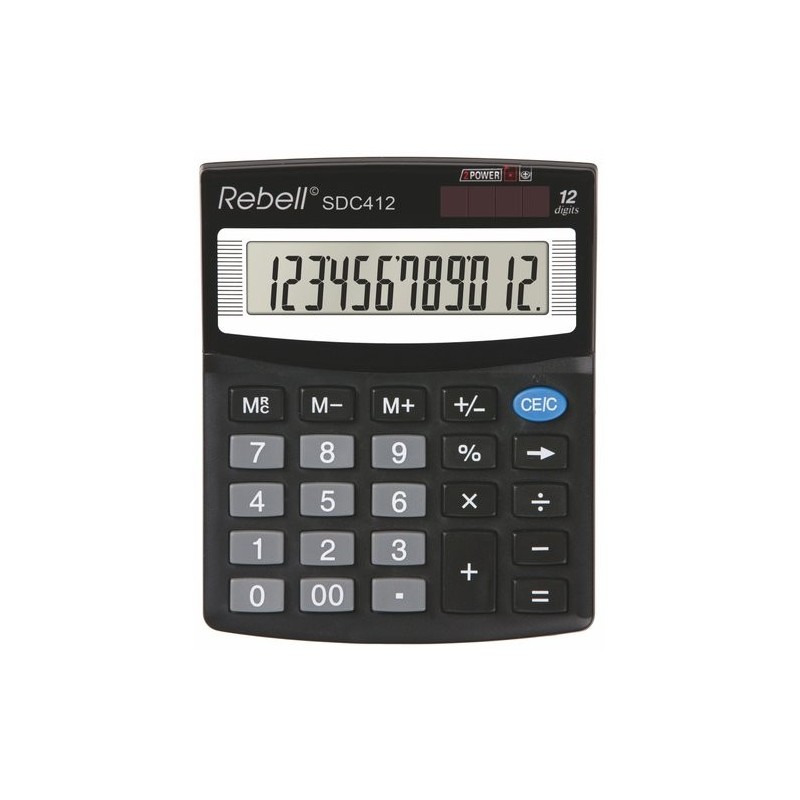 CALCULADORA SOBR.REBELL 12 DIG. SDC412