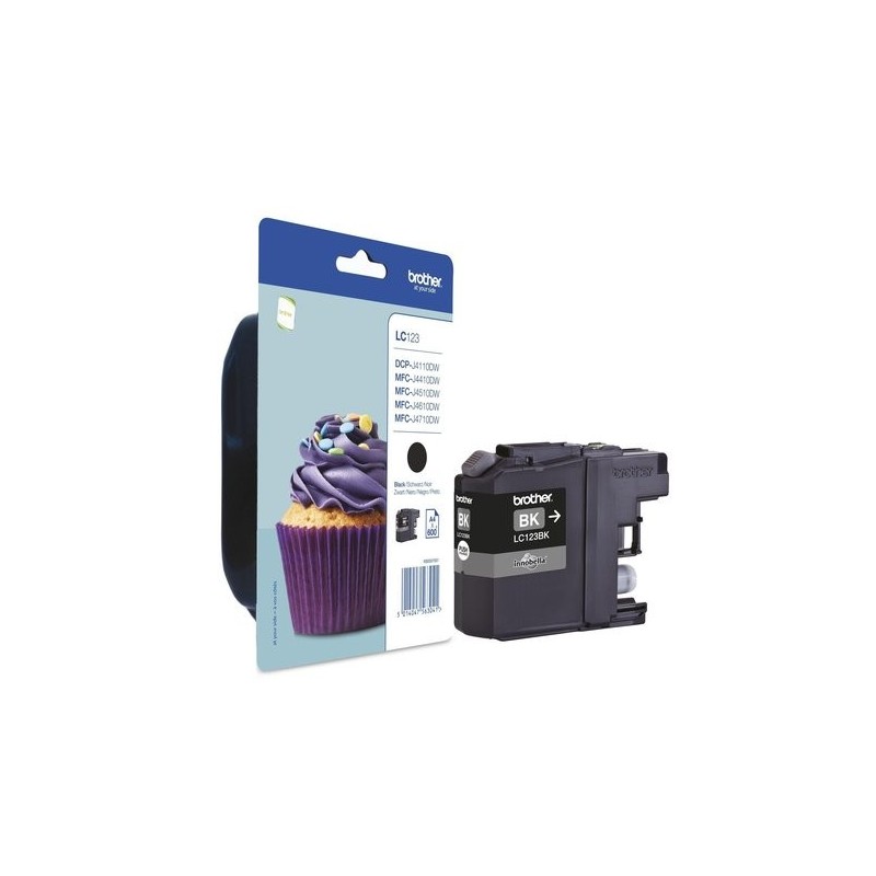 CART.IJ. BROTHER LC-123BKBP NEGRO