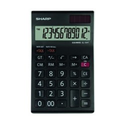 CALCULADORA MESA SHARP 12 DIG. EL-124T