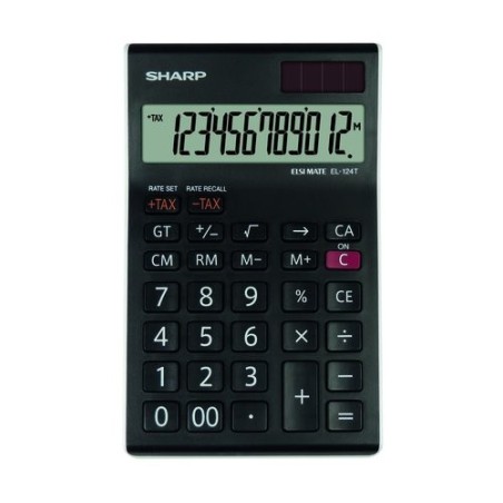 CALCULADORA MESA SHARP 12 DIG. EL-124T