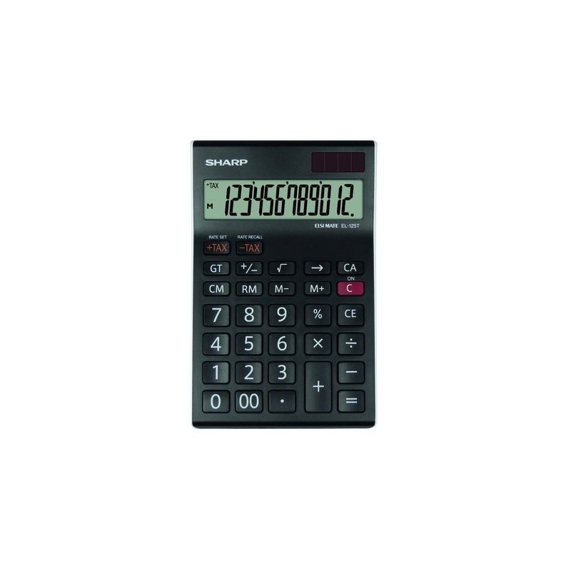 CALCULADORA SOBR.SHARP 12 DIG. EL-125T