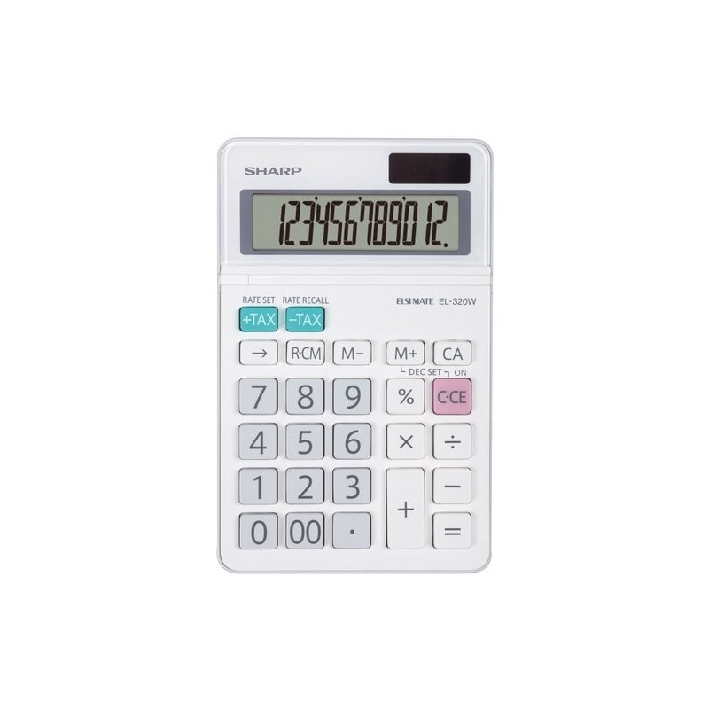 CALCULADORA SOBR.SHARP 12 DIG. EL-320W