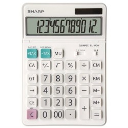 CALCULADORA SOBR.SHARP 12 DIG. EL-340W