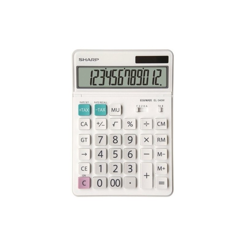 CALCULADORA SOBR.SHARP 12 DIG. EL-340W