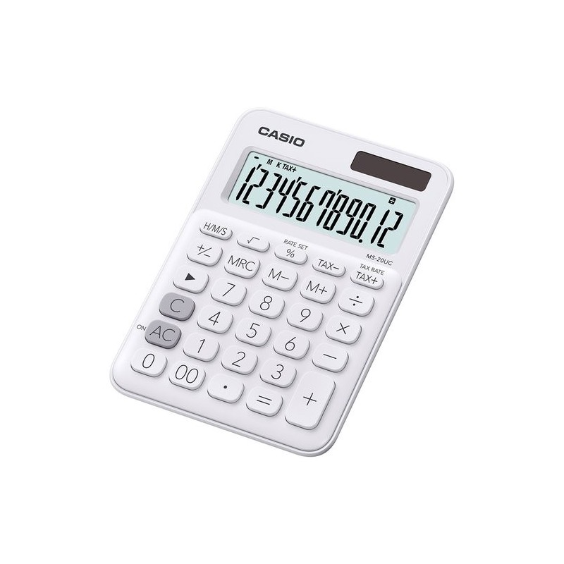 CALCULADORA MESA CASIO 12 DIG.  MS-20 BL