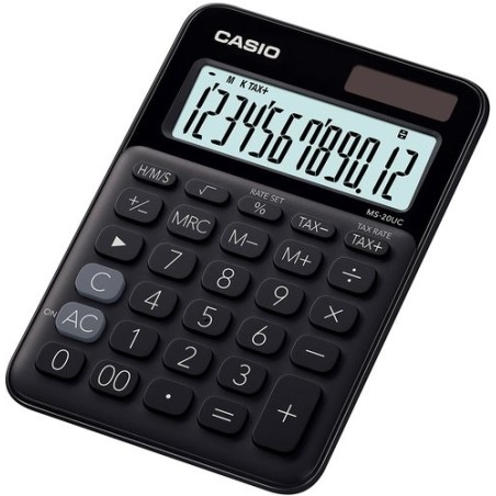 CALCULADORA MESA CASIO 12 DIG.  MS-20 NG