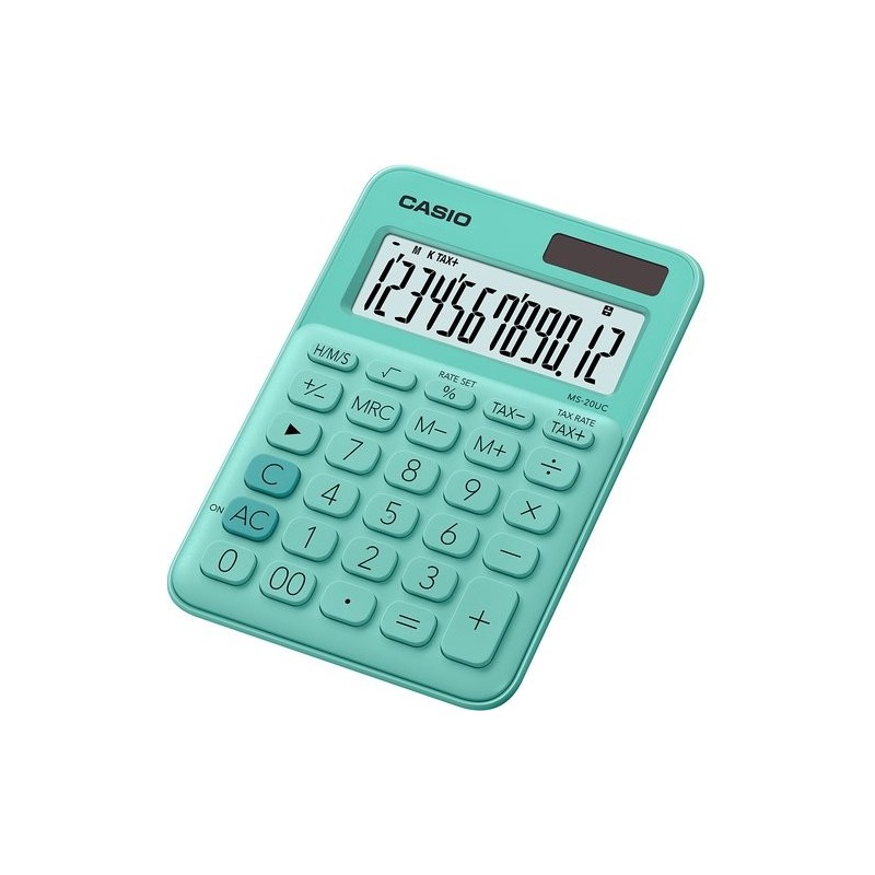CALCULADORA MESA CASIO 12 DIG.  MS-20 VD